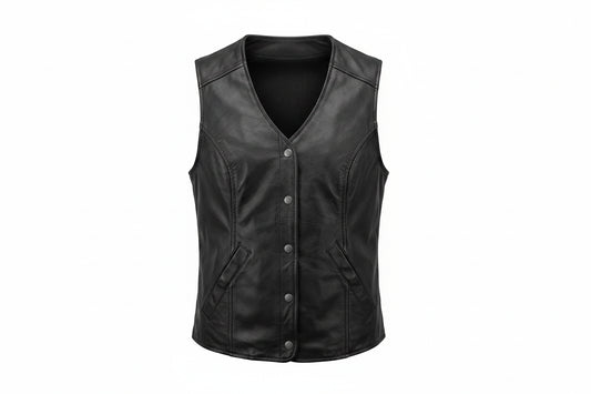 Trinity - Women's Ultra Leather Motorcycle Vest