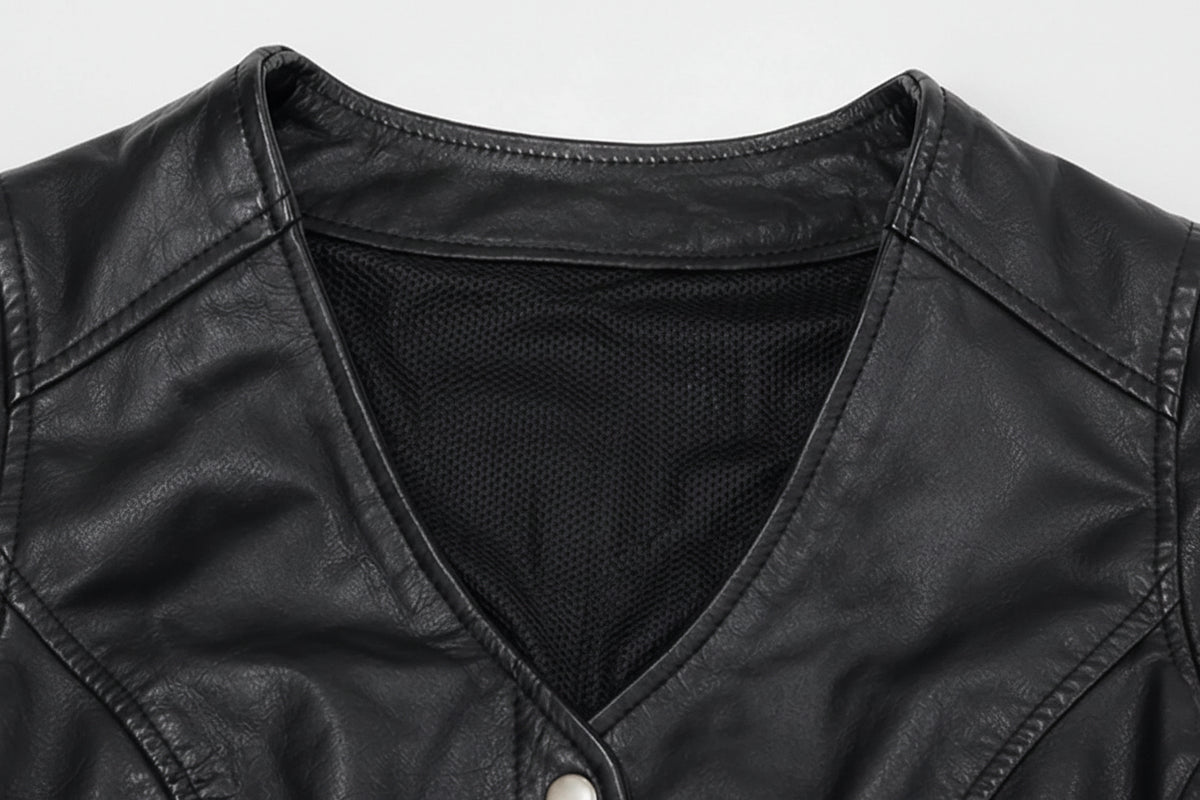 Trinity - Women's Ultra Leather Motorcycle Vest