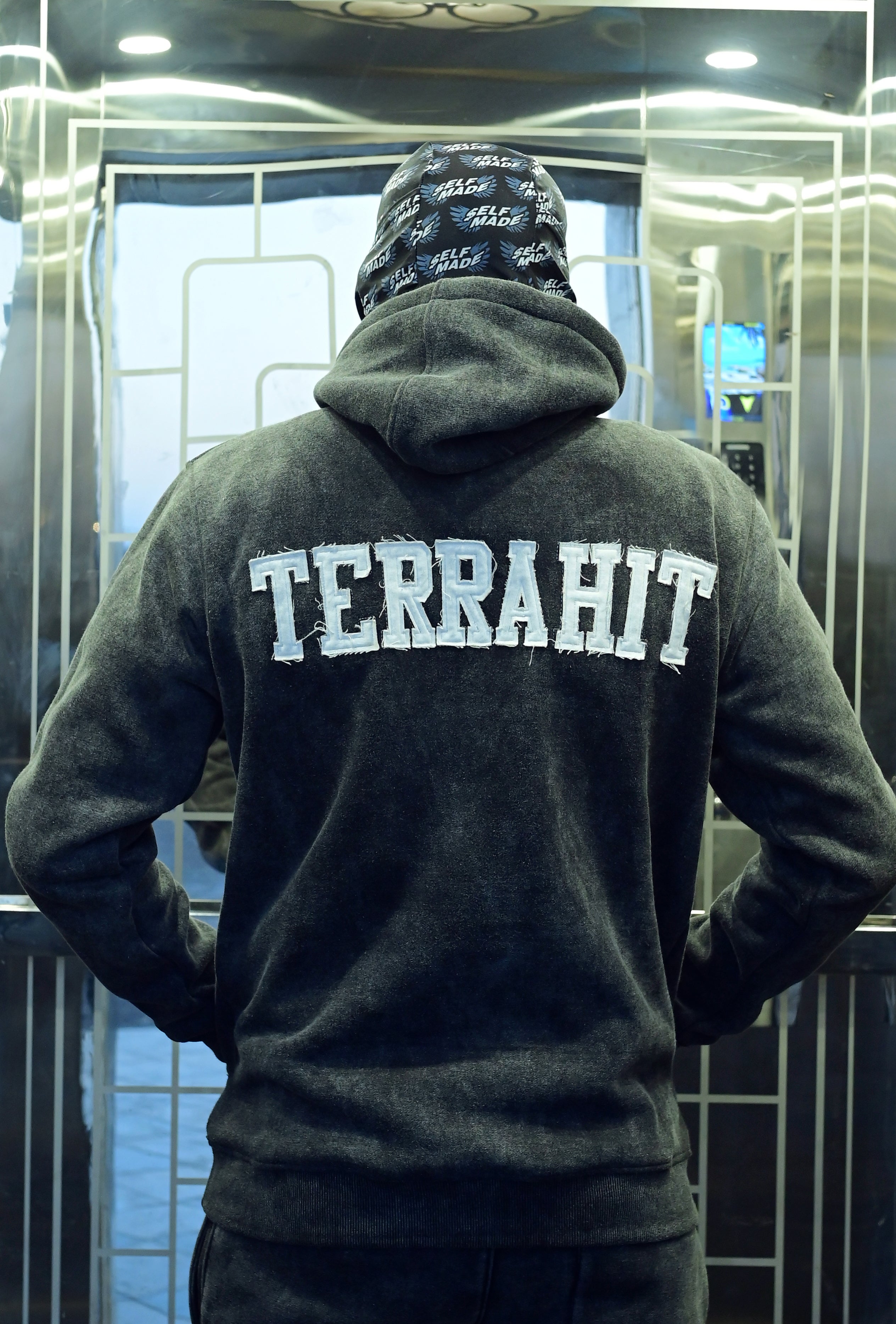 Terrahit Distress Vintage Hoodie