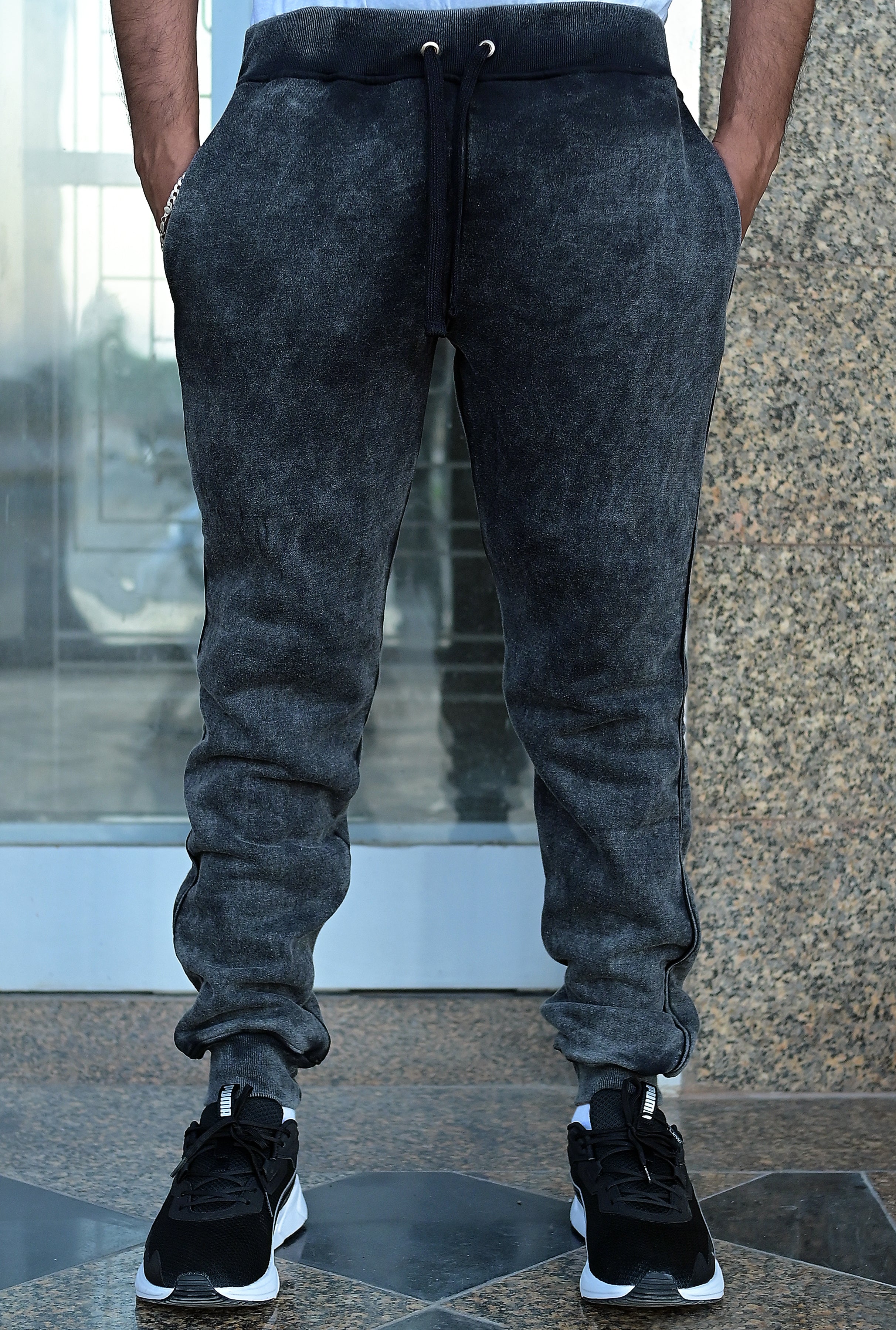 Charcoal Acid Wash Jogger