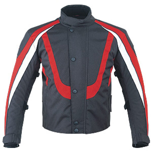Grey Cordura Motorcycle Jacket