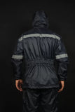 2 Piece Rain Suit Navy Blue