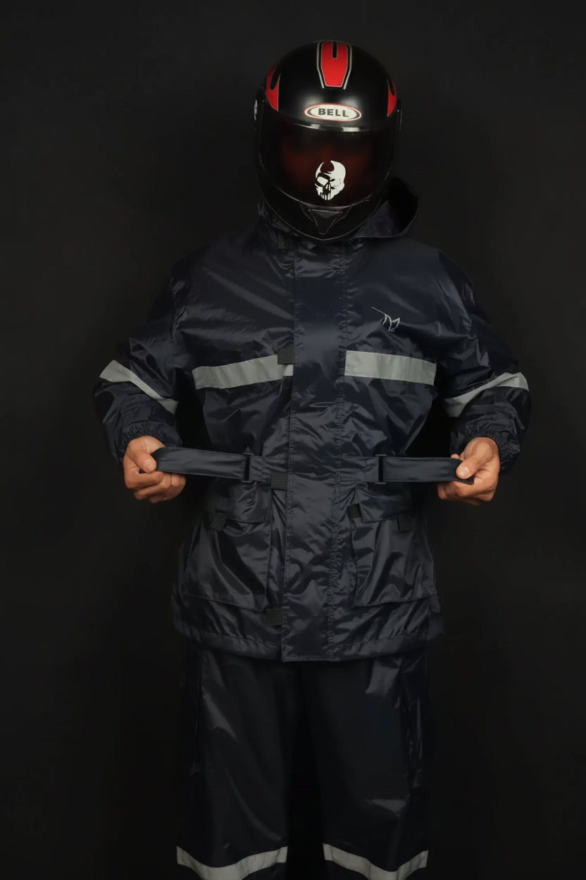 2 Piece Rain Suit Navy Blue