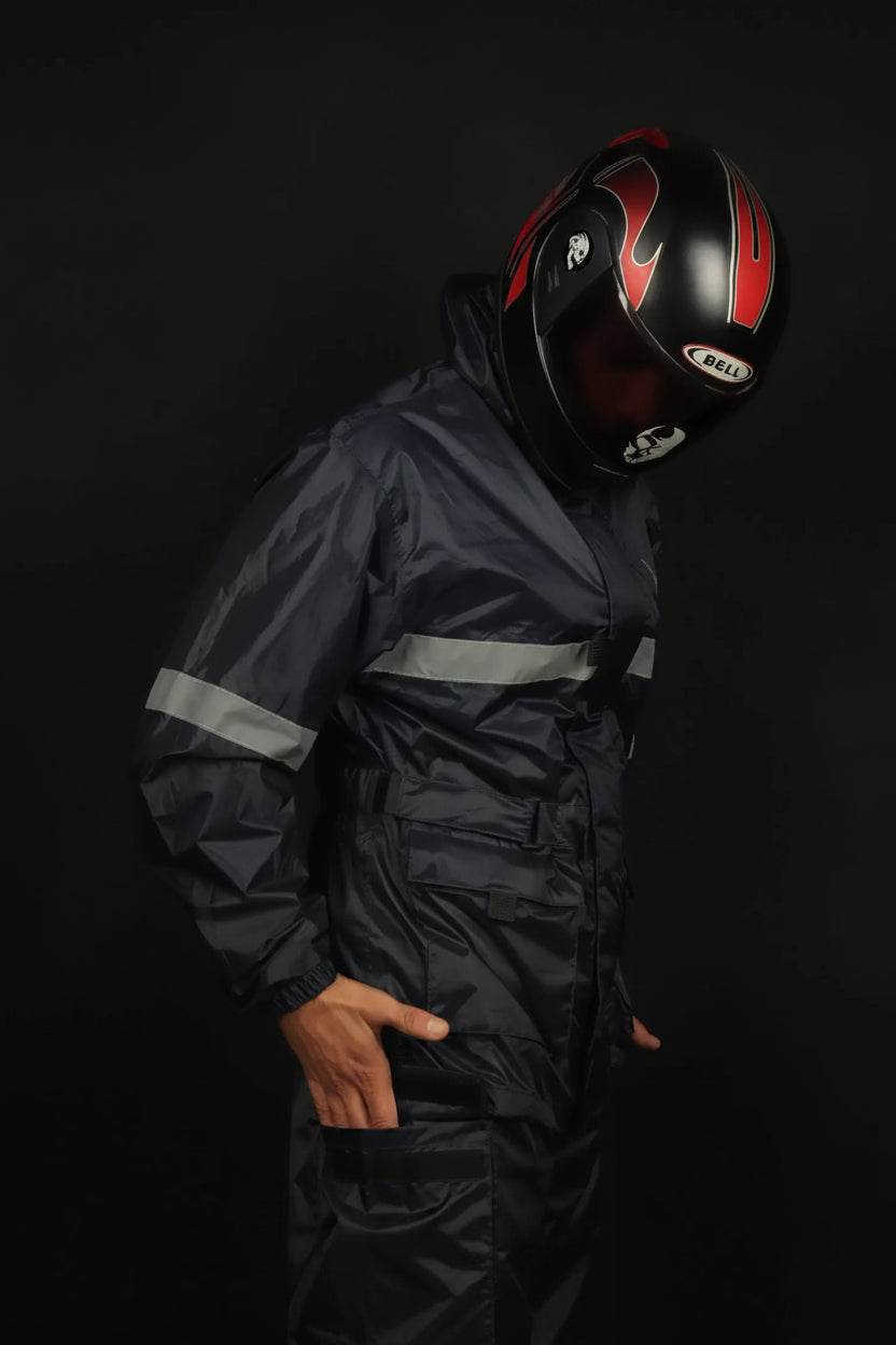 2 Piece Rain Suit Navy Blue
