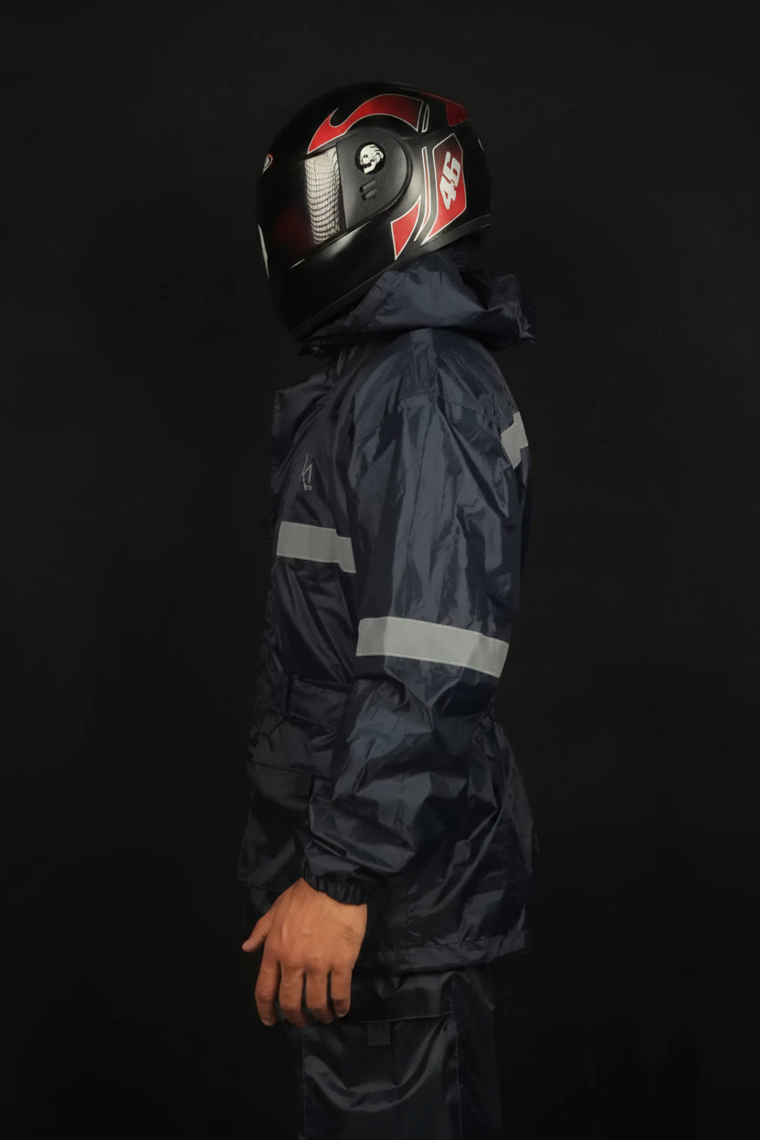 2 Piece Rain Suit Navy Blue