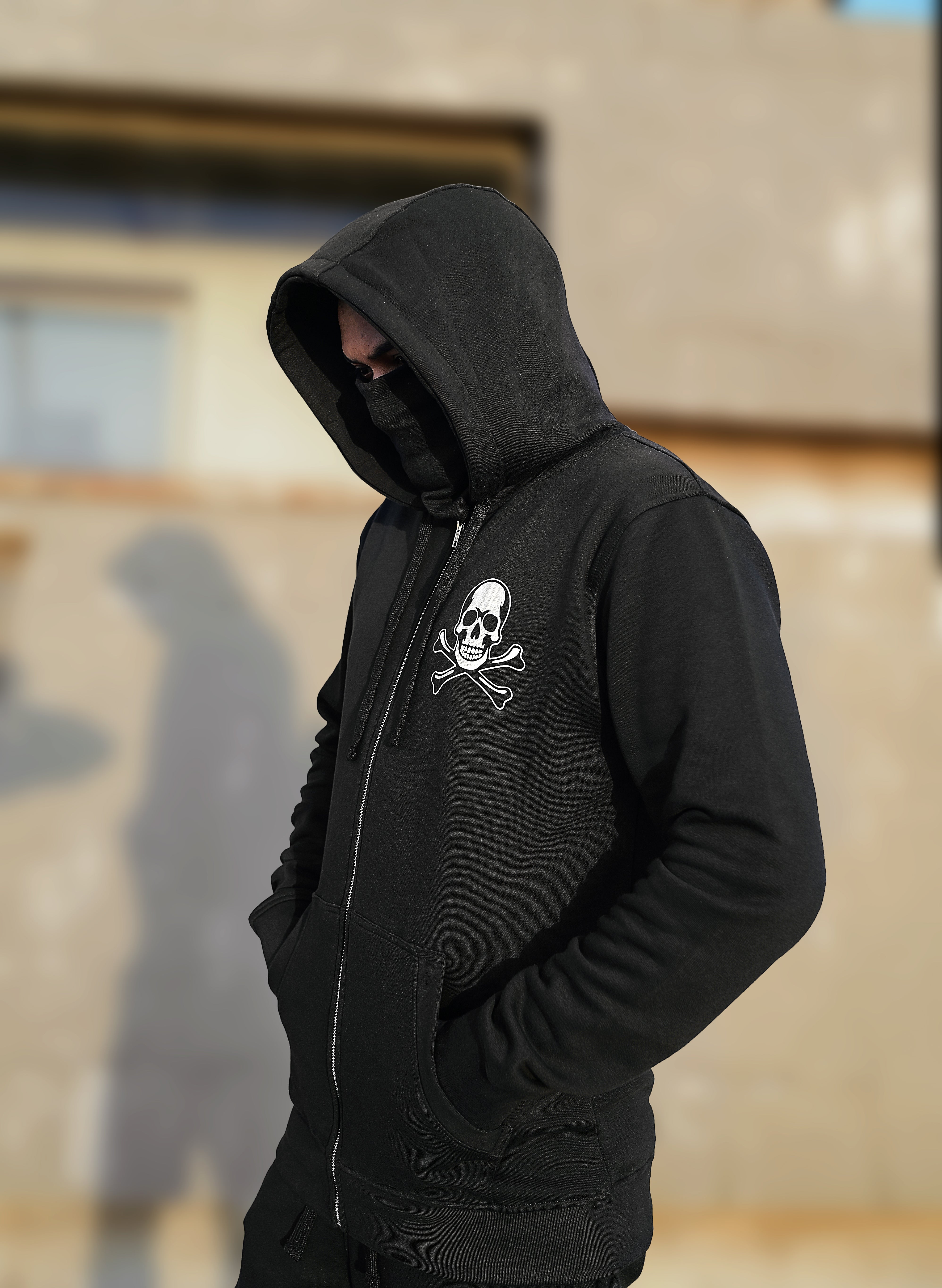 Reflective Skull Hoodie