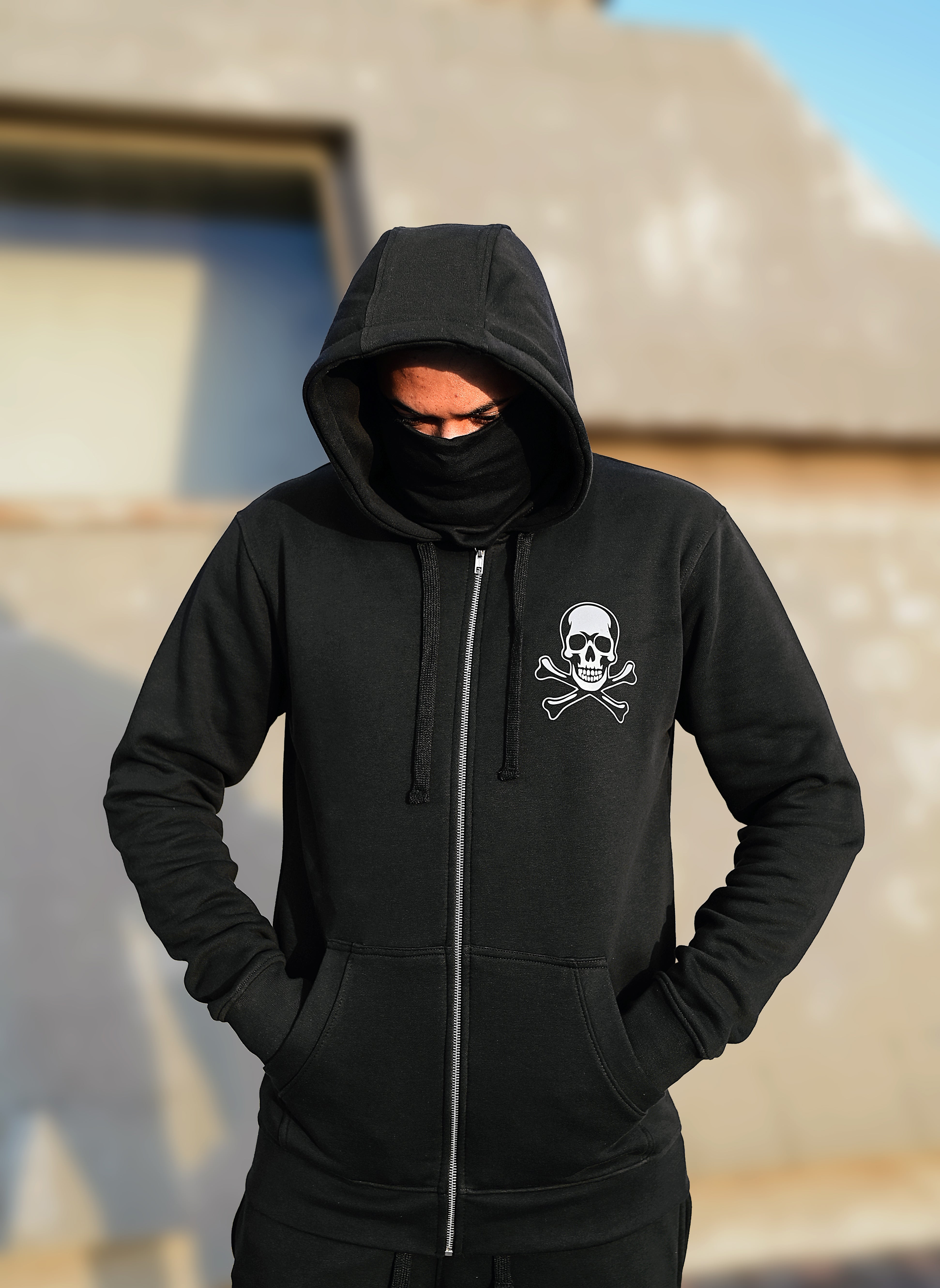 Reflective Skull Hoodie