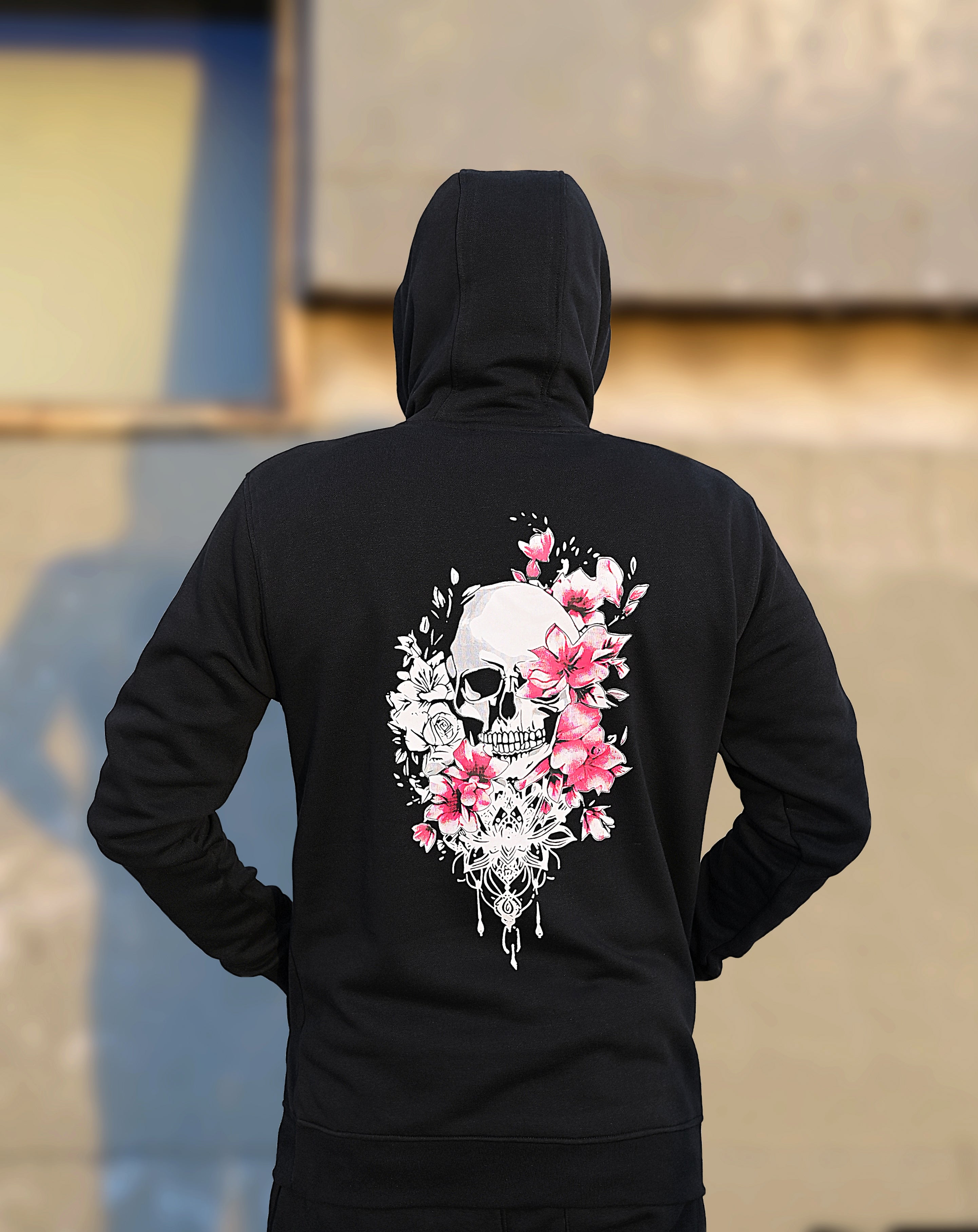 Flower Skull Hoodie