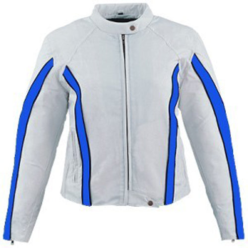 Light Grey Cordura Motorcycle Jacket