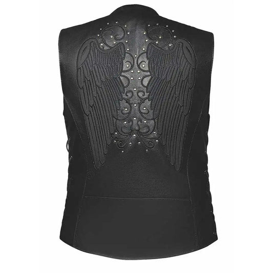 Shirly - Women's Motorcycle Leather Vest