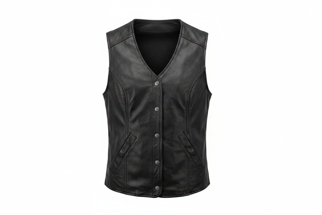 Trinity - Women's Ultra Leather Motorcycle Vest