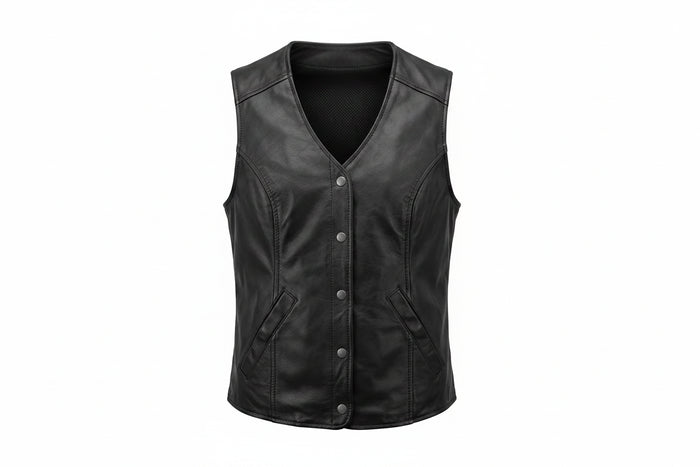 Trinity - Women's Ultra Leather Motorcycle Vest