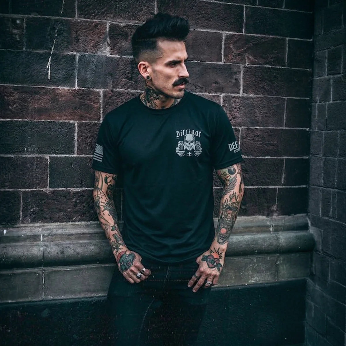 Men's Dilligaf Black T-Shirt