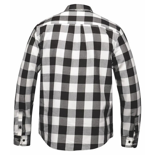 White Soul - Men's Long Sleeve Motorcycle Flannel Shirt