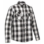 White Soul - Men's Long Sleeve Motorcycle Flannel Shirt