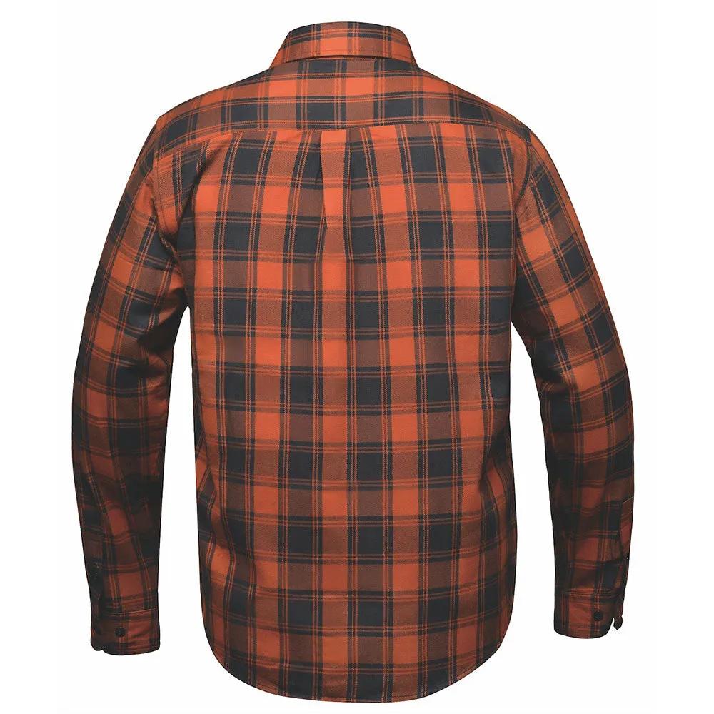 Canyon - Men's Long Sleeve Motorcycle Flannel Shirt