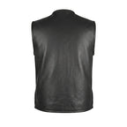 Blackout - Men's Motorcycle Leather Vest