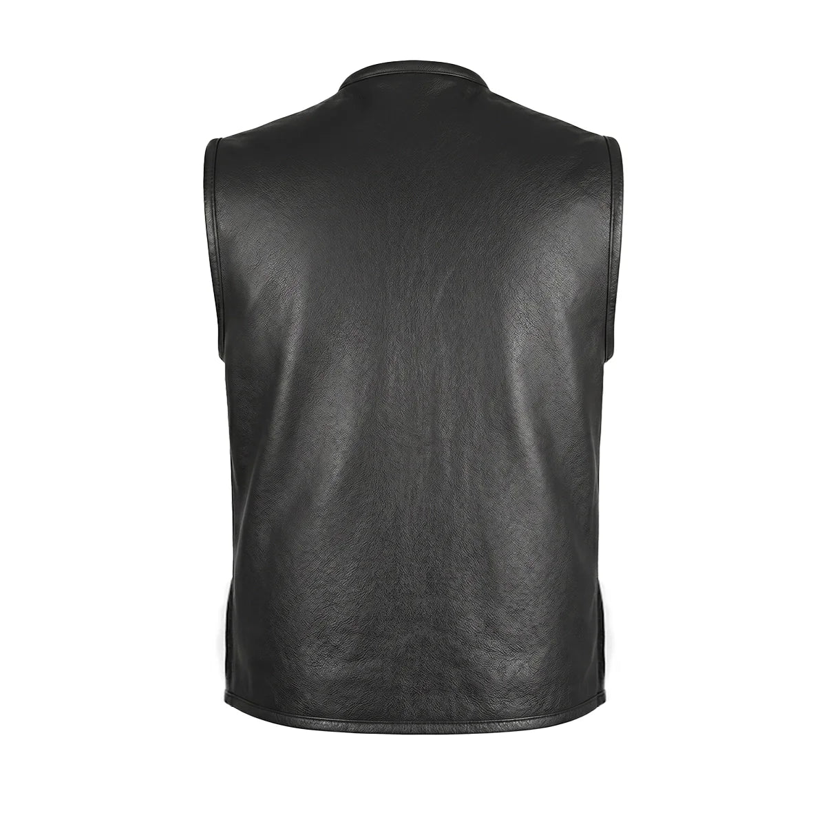 Blackout - Men's Motorcycle Leather Vest