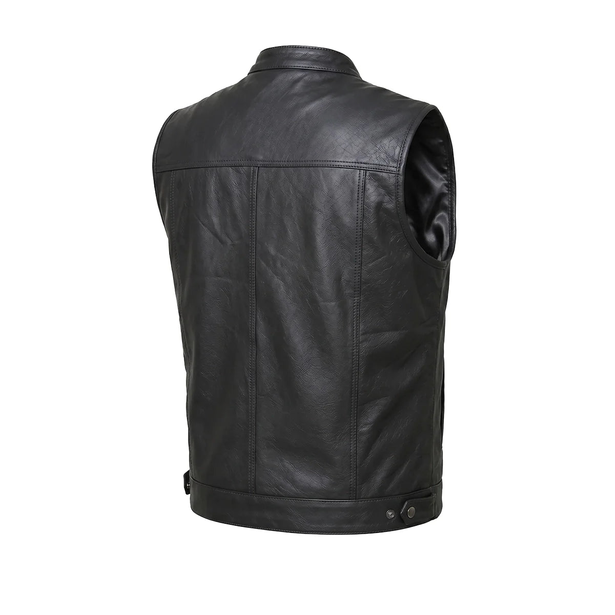 Men's Club Style leather Motorcycle Vest