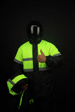 2 Piece Rain Suit Hi-Viz for Bikers