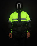 2 Piece Rain Suit Hi-Viz for Bikers