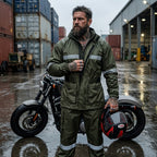 2 Piece Rain Suit – Army Green
