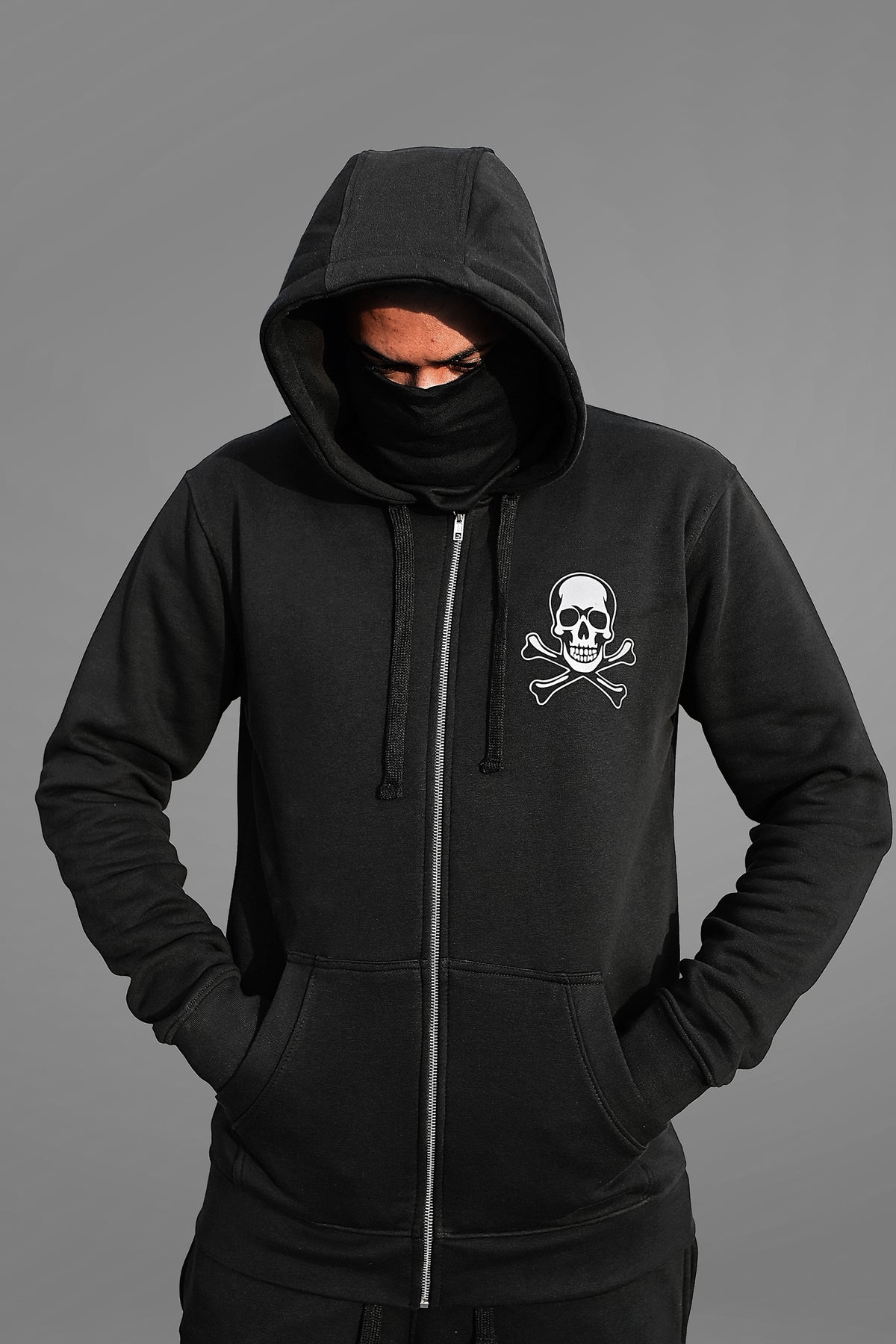 Reflective Skull Hoodie