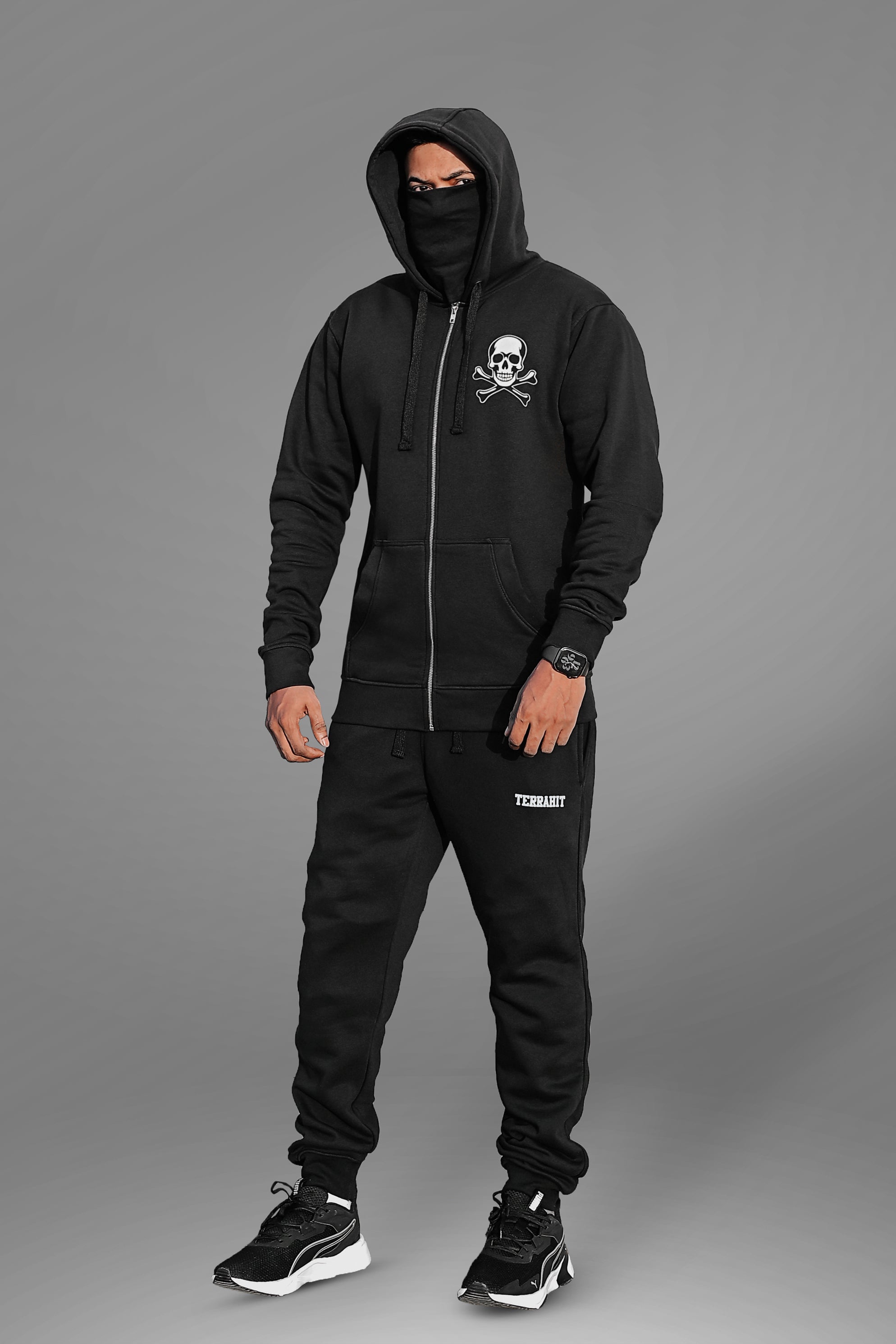 Reflective Skull Hoodie