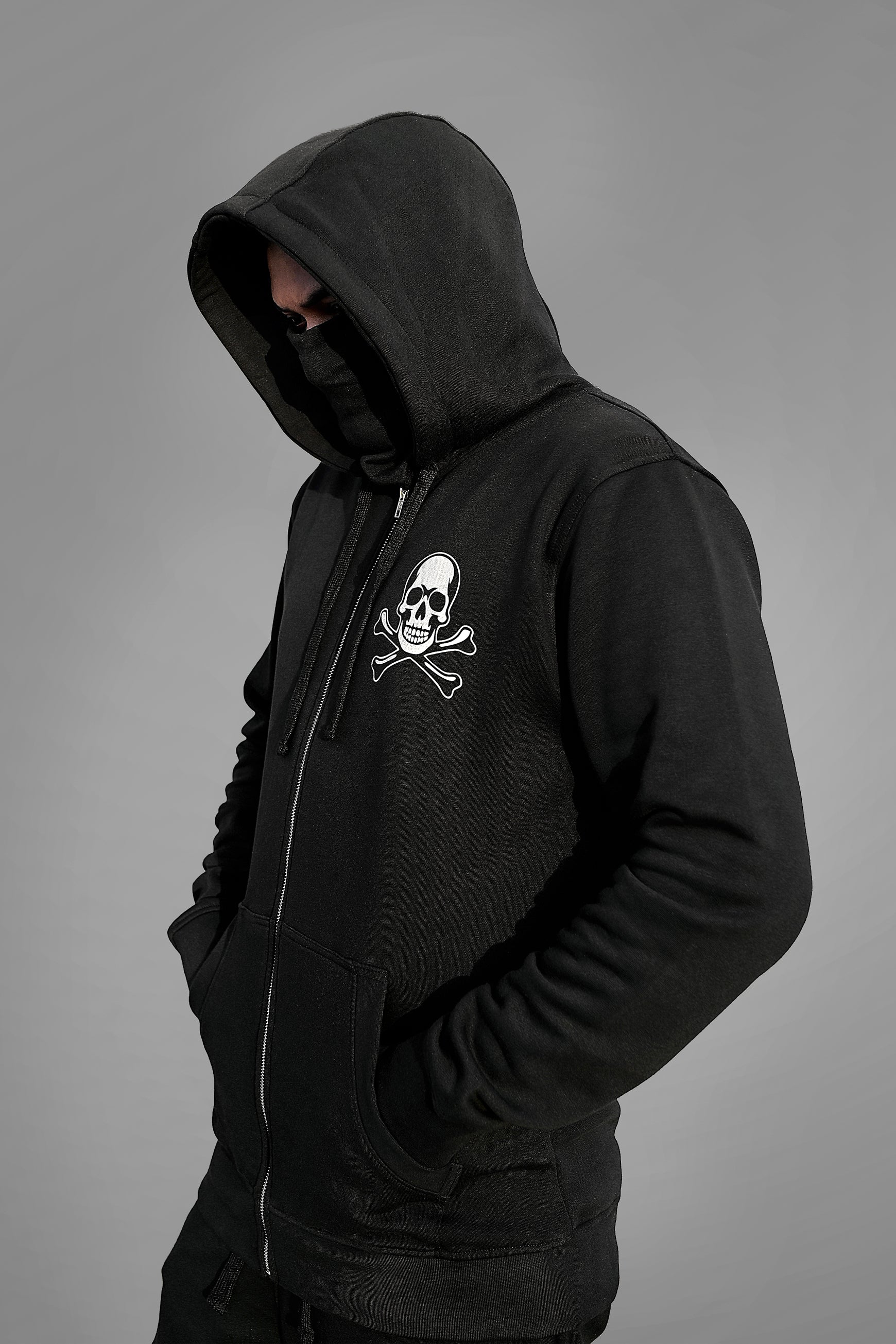 Reflective Skull Hoodie