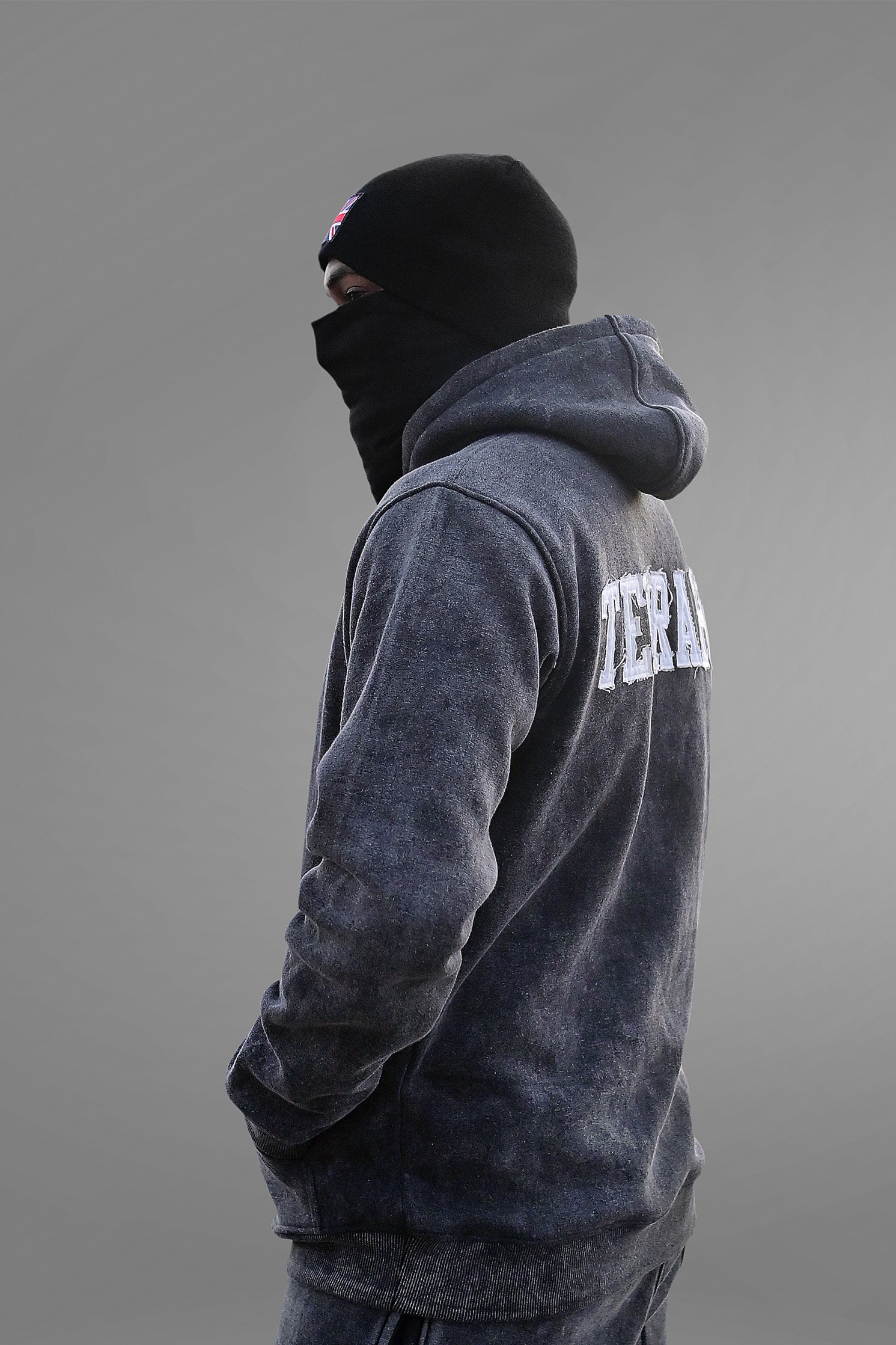 Terrahit Distress Vintage Hoodie