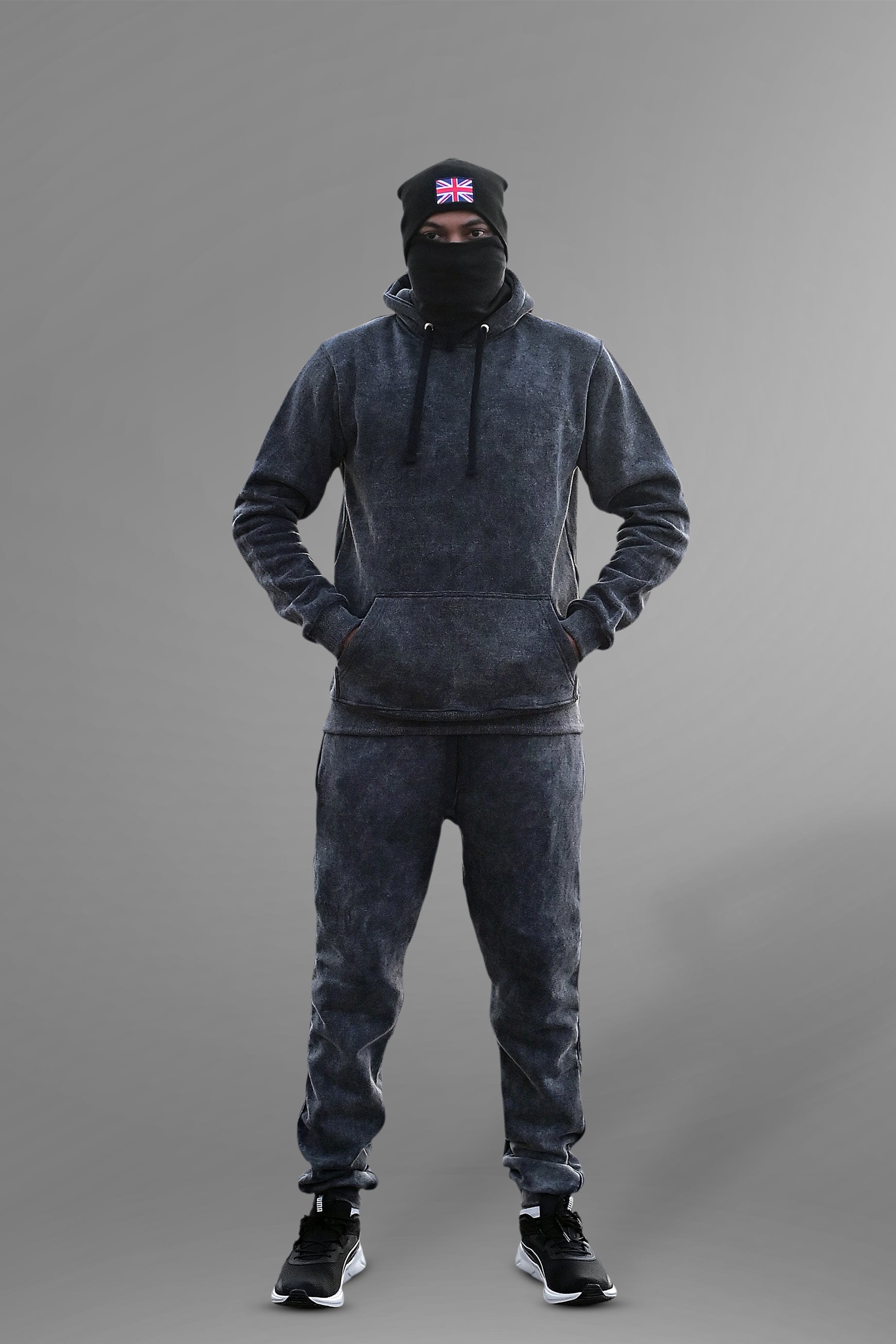 Terrahit Distress Vintage Hoodie