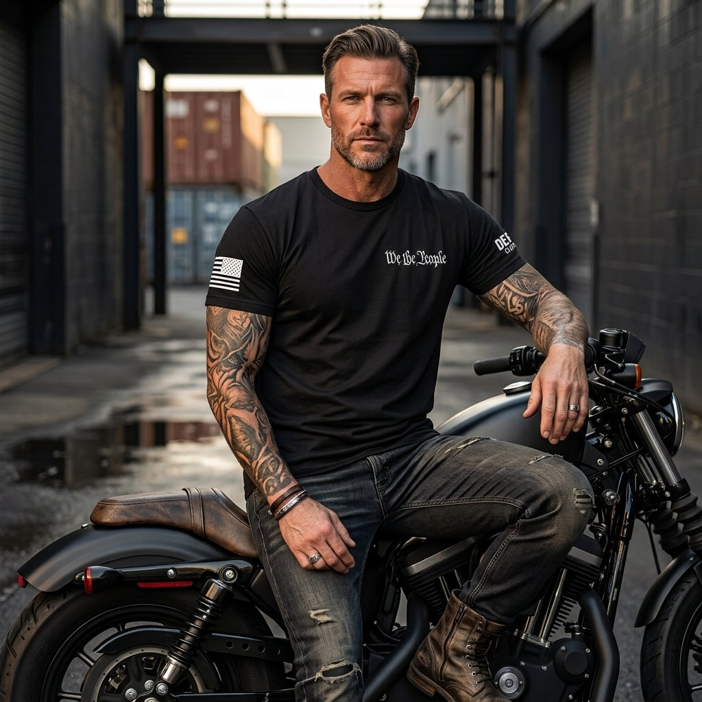 Men's Black We the People T-Shirt